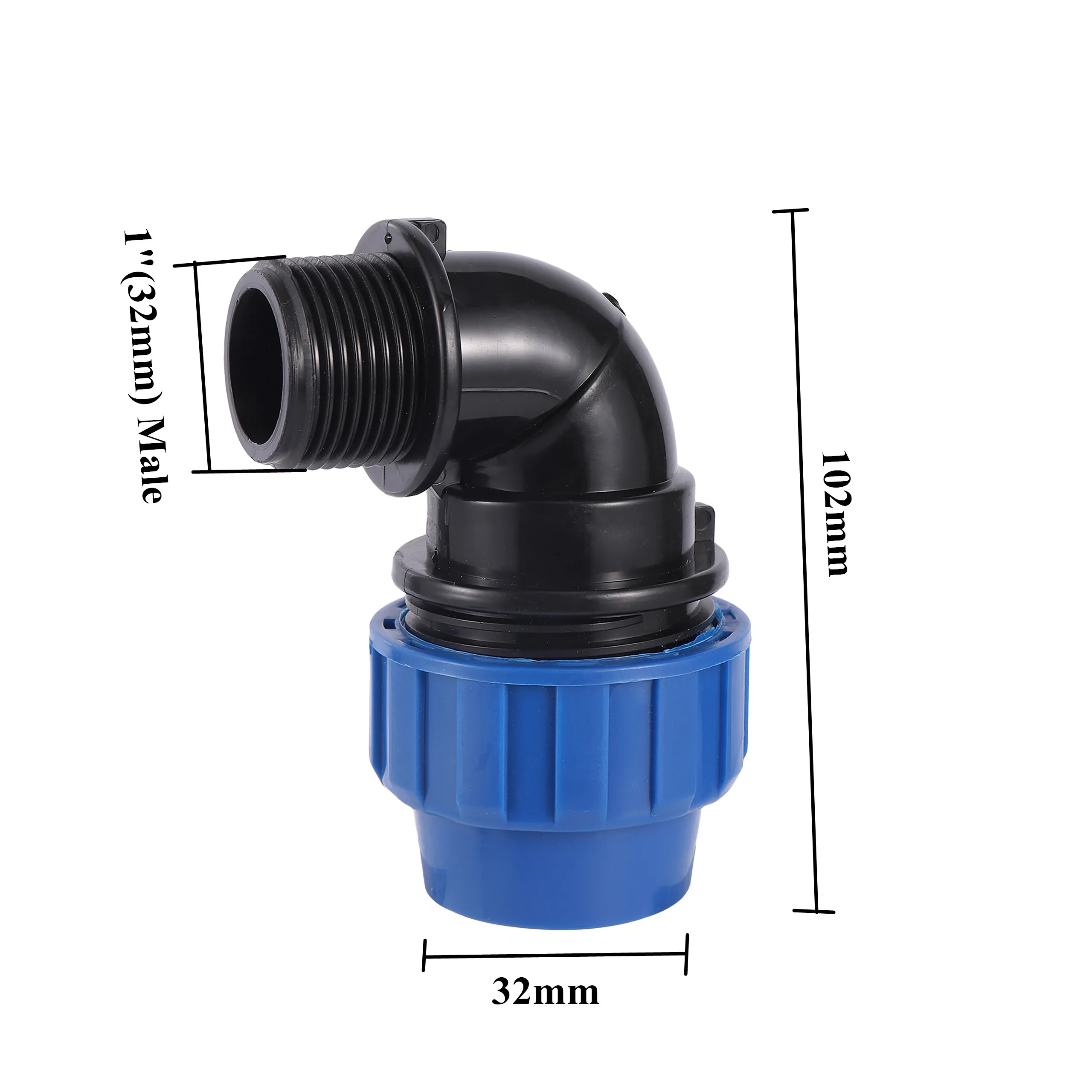 Raccordo A T 15 Mm Quick-Connect - Polietilene Bianco, Per Acqua Calda E Fredda, Doppia Pinza - Foto 4