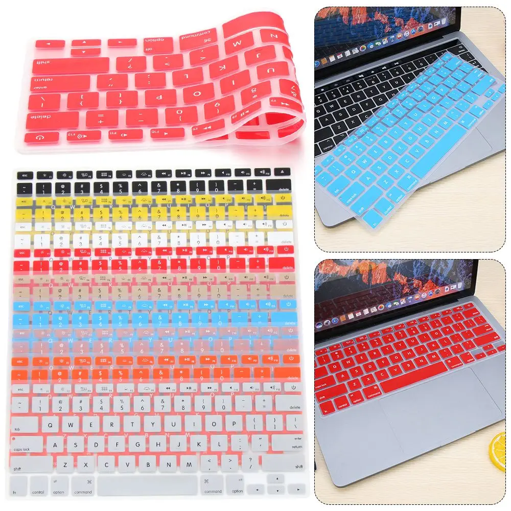

Soft Protector For Apple Macbook Pro Air 13" 15" 17" Candy Colors Keyboard Cover Silicone For Apple Macbook Pro Air 13" 15" 17"