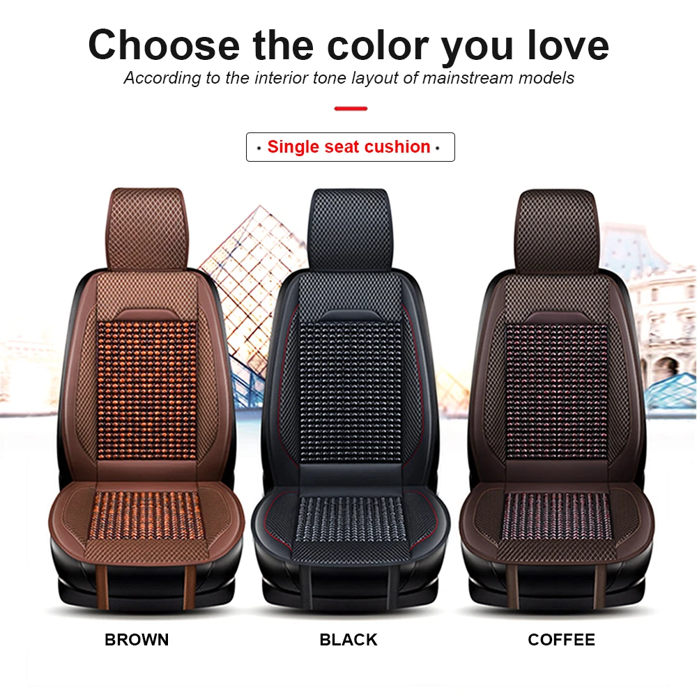 Wooden Bead Seat Cover 3