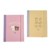 SKYSONIC 2025 New A5 Binder Collect Book 25mm Ring Cover Puppy Bear Diary Journal Refills Bandage Postcards Sticker Organizer 2