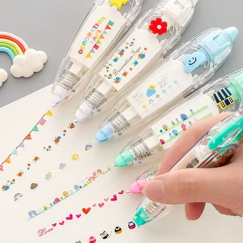 Correction Belt Kawaii Accessories Girls Hand Account Decorative Stickers Marker Pen School Stationery Office Supplies