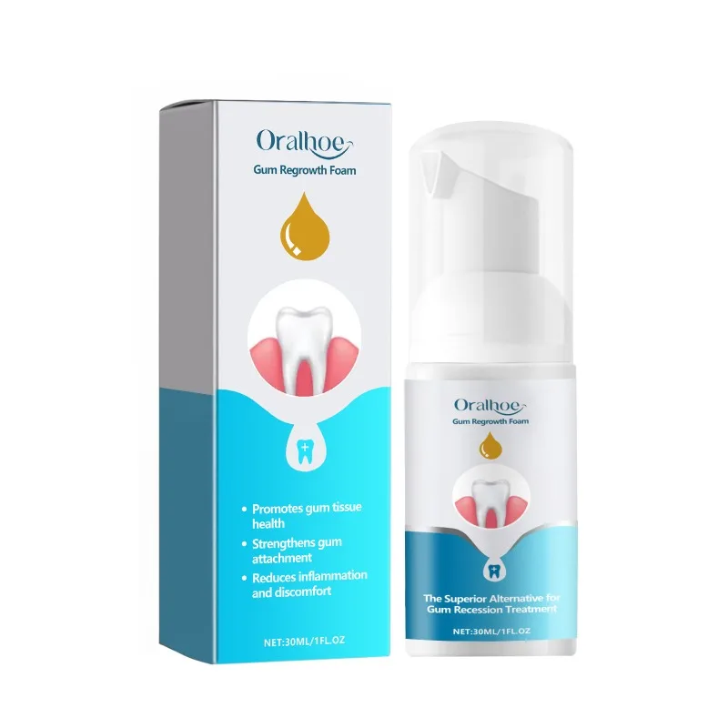 Gum Regrowth Foam Brighten Whitening Yellow Teeth Toothpaste Foam Cleaning Effective Removing Tooth Stain Oral Cleaning Product 6