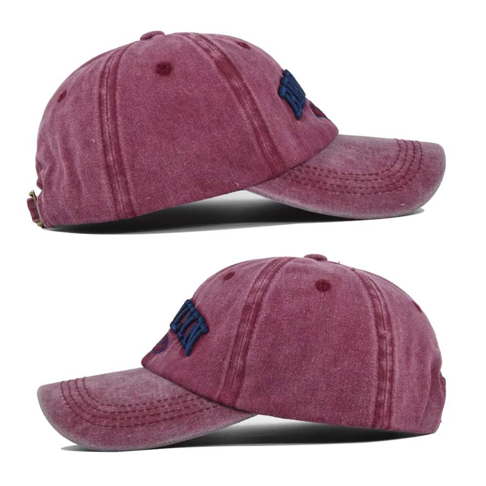 High Quality For Men Women Letter BROOKLYN Embroidered Baseball Cap Fashion Solid Vintage Peaked Hat Outdoor Adjustable Snapback 2