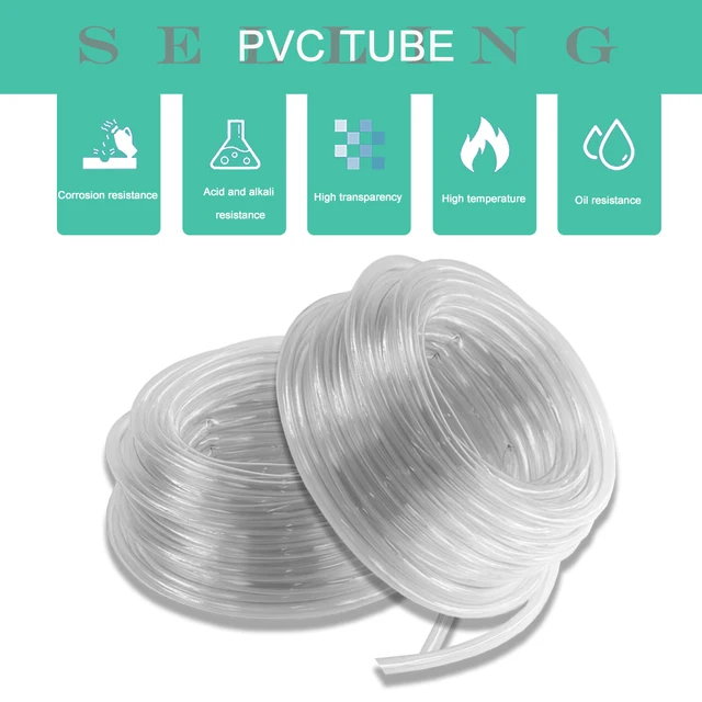 Tubo In Silicone Trasparente Per Alimenti 10 Mm ID X 13 Mm OD – 3 Metri Di Flessibile, Resistente Da -60°C A +220°C, Per Acqua, Aria E Caffè