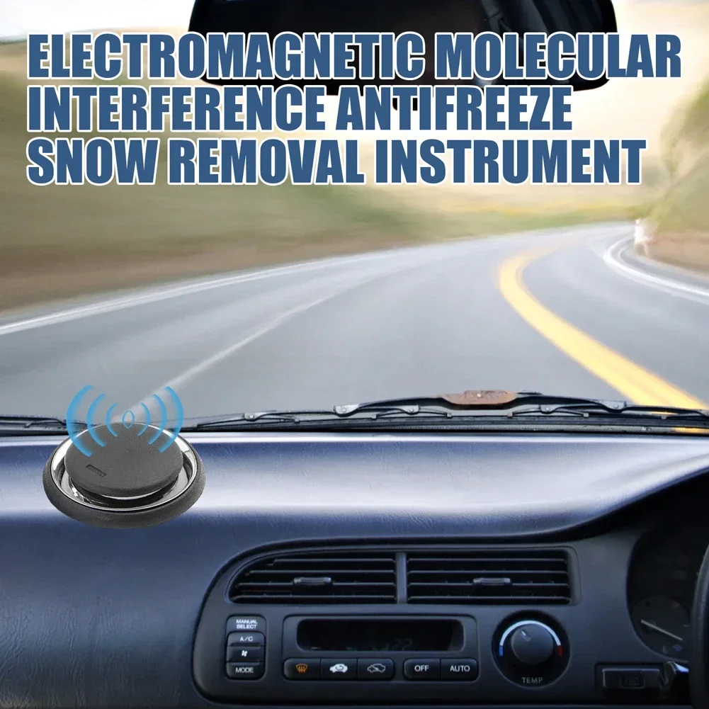 10PCS Upgraded Electromagnetic Deicer Molecular Interface Snow Remover Air Freshener Car Antifreeze Electromagnetic Ice Melting