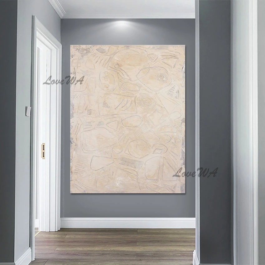 

Indian Modern Art Paintings Latest Arrival Frameless Acrylic Abstract Canvas Wall Pictures The Composition Is Clever Design