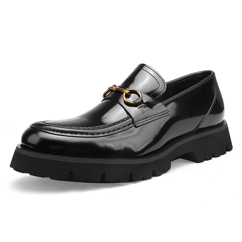 Men's shoes, business shoes men, foot cover, buckle, leather build, formal wear, love, European version, work wear