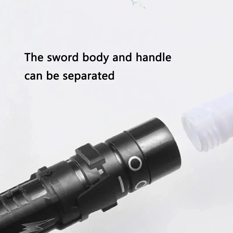 Laser Sword 75CM Red and Blue Double Saber Rave Transformation Children Cosplay Weapon Flashing Toy Party Glow Swords