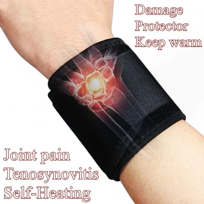 Magnetic-Therapy-Self-Heating-Wrist-Support-Brace-Wrap-Heated-Hand ...
