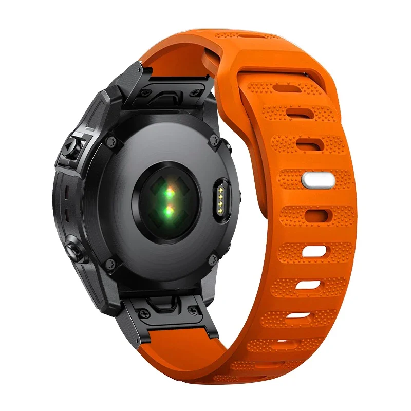 Quick Fit Silicone Strap - Premium Sports Watch Band, 22mm/26mm