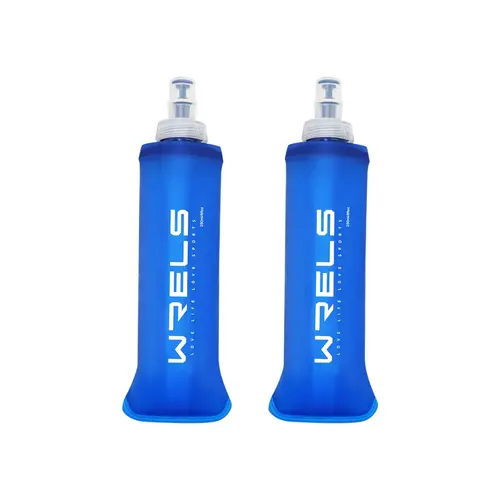 WRELS Folding Water Bottle TPU BPA-Free Collapsible Soft Flask Outdoor Sport Hiking Camping Running Portable Soft Water Bottle - Image 7