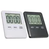 1pcs Super Thin LCD Digital Display Kitchen Timer Square Countdown Alarm Magnet Clock Sleep Stopwatch Clock Timer Kitchen Tool 1