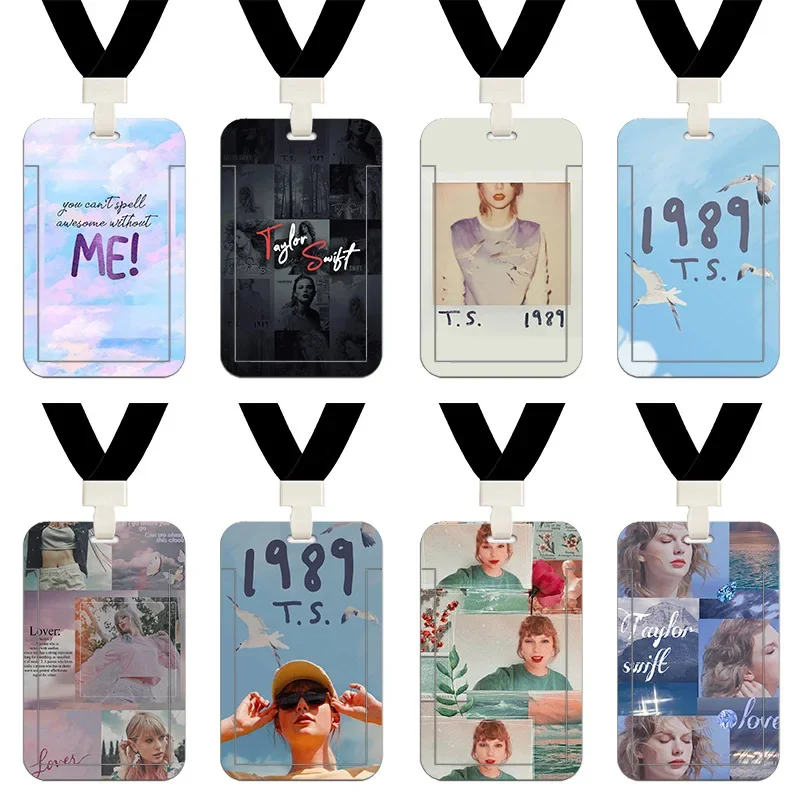 thumbnail image 1 of 2024 Taylors The Swifts Estudiantes Tarjetas Titulares Virola Tarjeta de Identificación Fundas Protectoras Tarjeta de Metro Autobús DIY Tarjeta Campus Escuela Insignias, 1 of 5