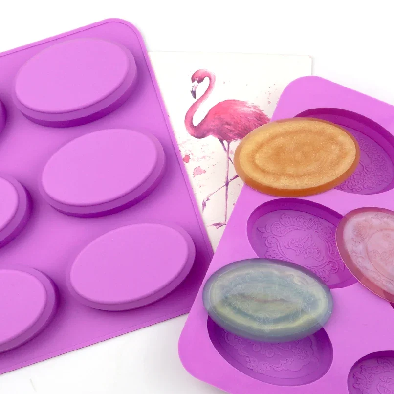 Rectangle Silicone Soap Molds Soap Making Supplies Sea Wave DIY Moulds