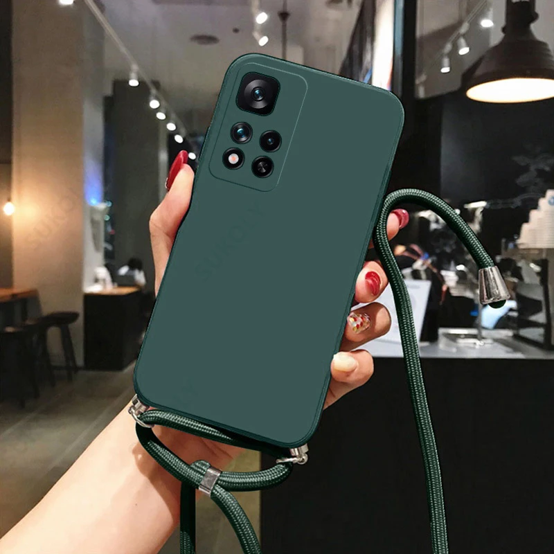 Premium Liquid Silicone Neck Strap Case - Ergonomic Protection Series