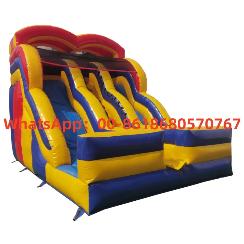 

Outdoor Business Rental Color Theme Inflatable Slide Combination Castle YLY-07