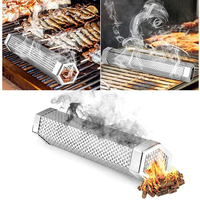 Barbecue Tube Smoker Pellets Ninja Woodfire Kona Best Wood Smoking
