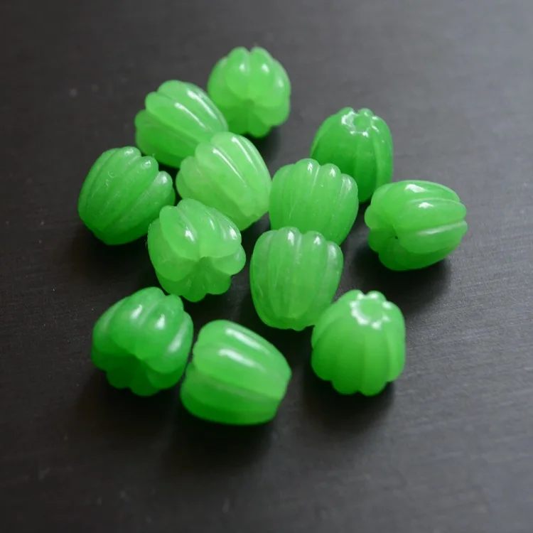 

10mm Natural Myanmar Jadeite Green Jades Chili Pepper Beads For Jewelry Making Diy Bracelet Beaded Necklace Charms Accessories