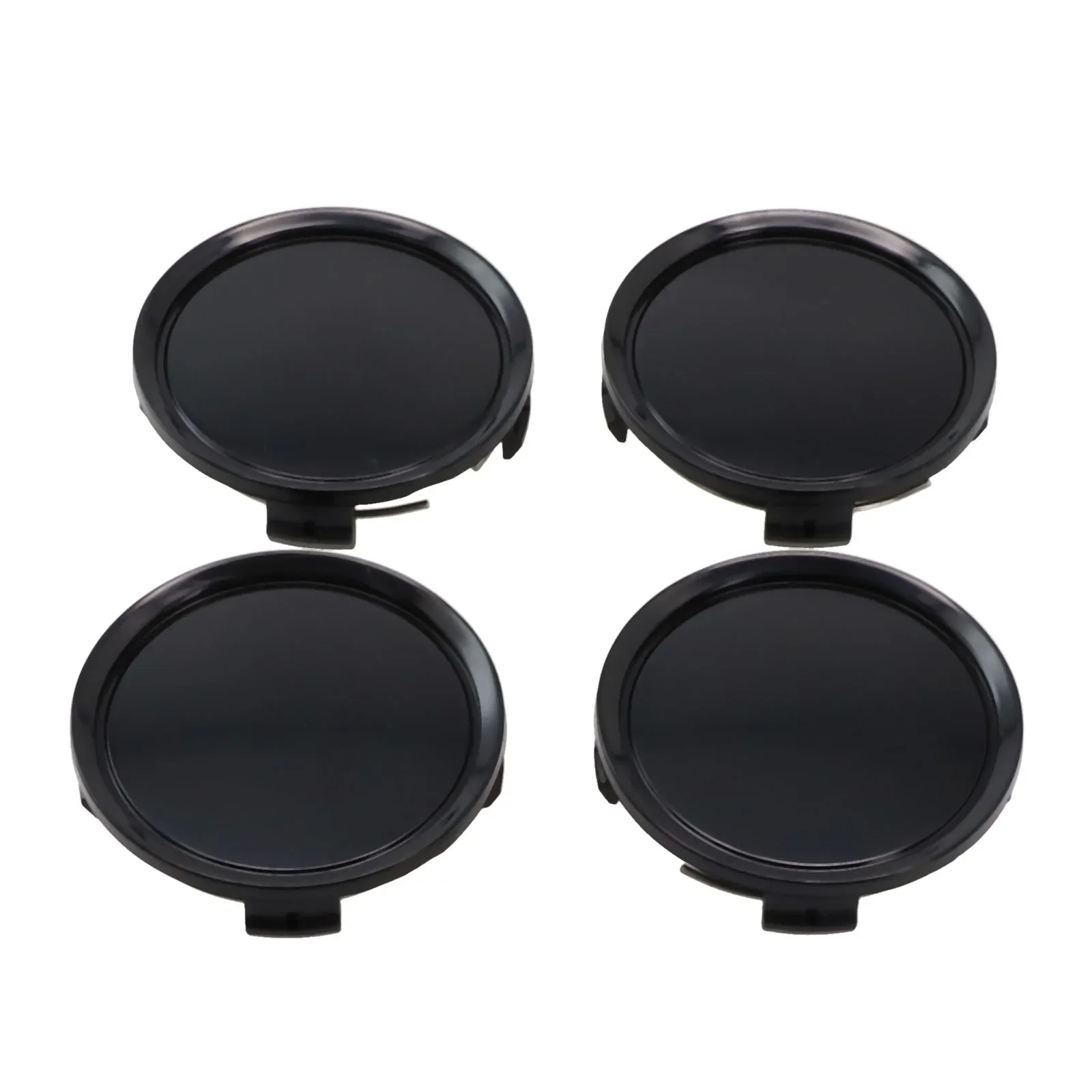 

4PCS Universal Cars Wheel Center Hub Cap Cover Kits Auto Accessory Durable Black Plastic Cars Styling Parts Cars Accessories