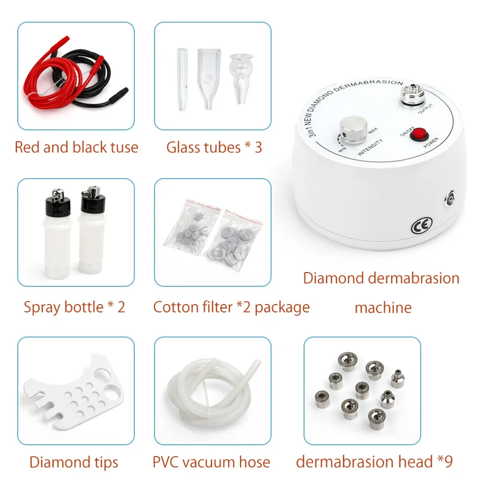 Diamond Microdermabrasion Dermabrasion Machine Water Spray Exfoliation Beauty Machine Wrinkle Face Peeling Machine Skin Care