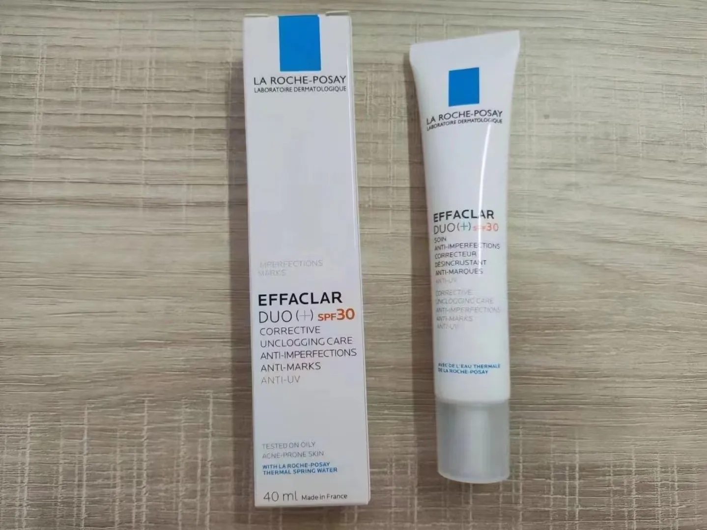 Ansættelse det kan Faciliteter La Roche Posay Effaclar Duo Whitening Acne Removal Cream Acne Spots Oil  Control Acne Moisturizing Cream Face Skin Care 40ML - AliExpress