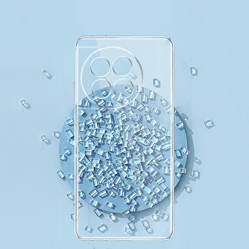 Luxury Transparent Black Ultra-Thin Silicone Soft Case - Clear Full Back Cover