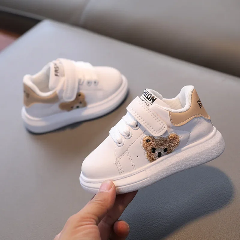 Autumn Baby Boys Girls Panda Sneakers 1-6 Year Toddlers Fashion Sports Board Flats Infant Shoes 4