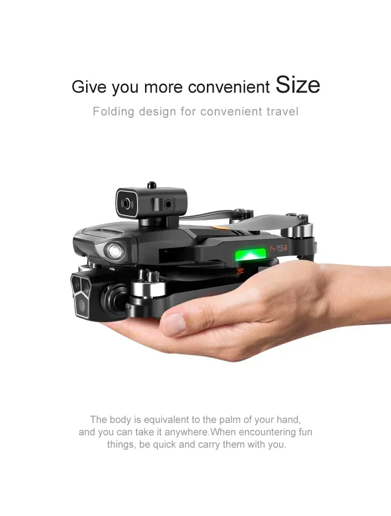 Xiaomi MIJIA M1S Drone Professional 8K GPS Three Camera 5G Folding Obstacle Avoidance Optical Flow Positioning Upgraded 10000M