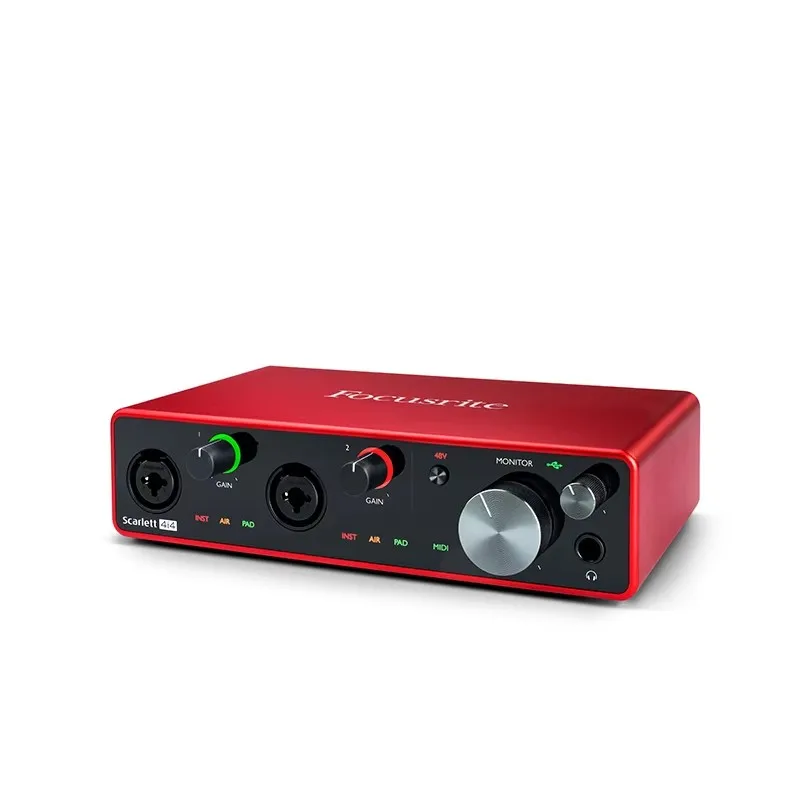 Focusrite-scarlett 4i4 (第3世代),4入力および4出力,usbオーディオ