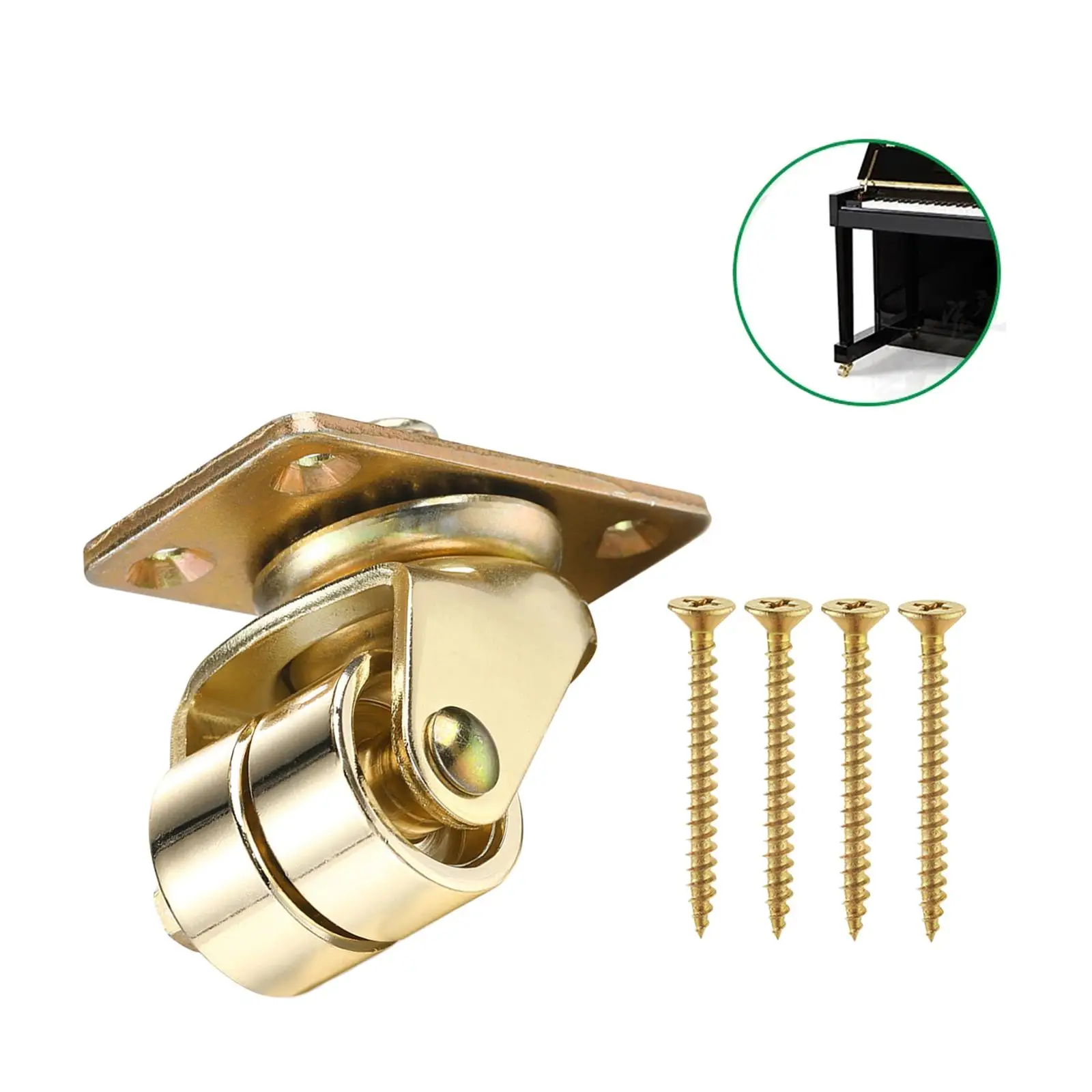 Piano Caster Durable Piano Repair Part Replacement for Piano Sofas Furniture Piano Caster Durable Piano Repair Part Replacement for Piano Sofas Furniture