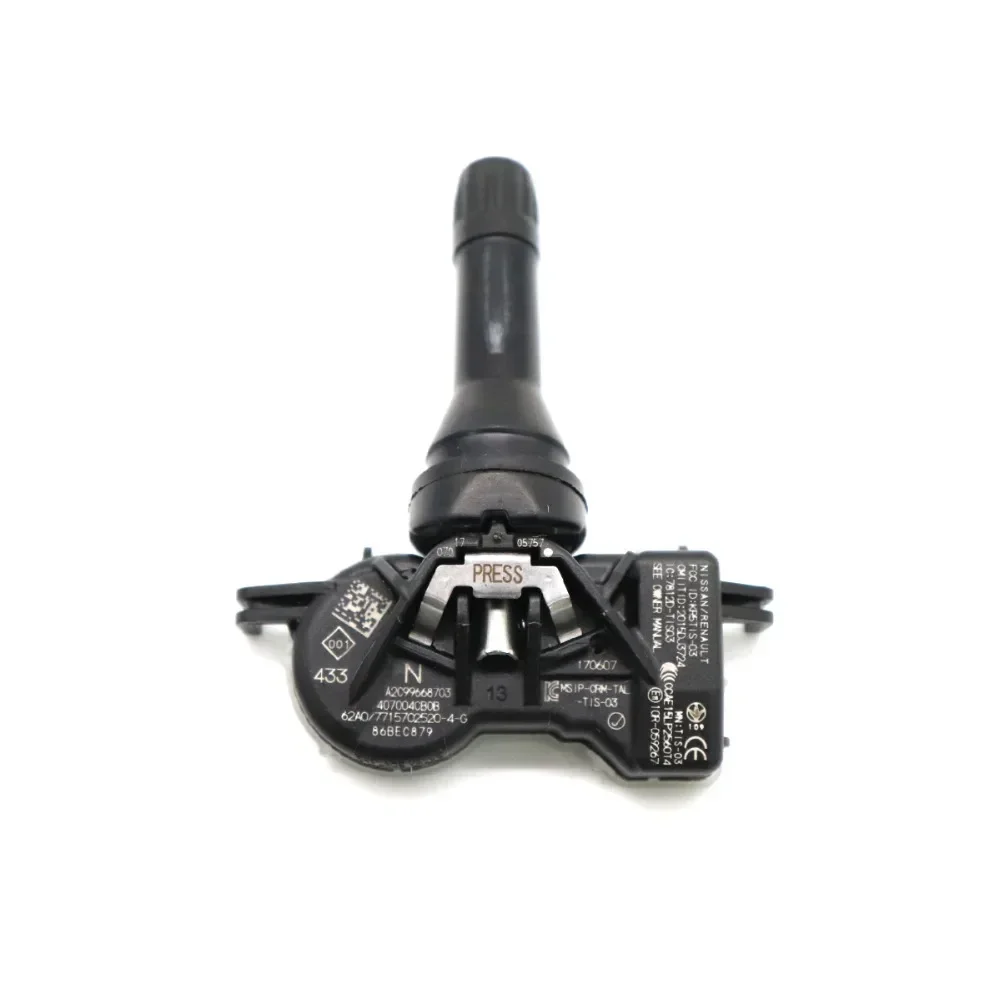 TPMS Ÿ̾ з  ͸ ý , ֻ  α  2016-2019 , 407704CB1B, 40770-4CB1B, 433Mhz, ǰ