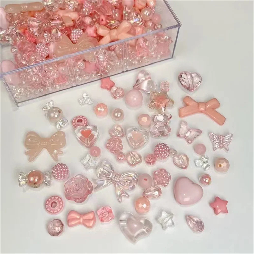 혼합 스타일 아크릴 활 꽃 비즈, DIY 핸드메이드 전화 체인 팔찌 목걸이, 쥬얼리 제작 액세서리 공예, 20 개