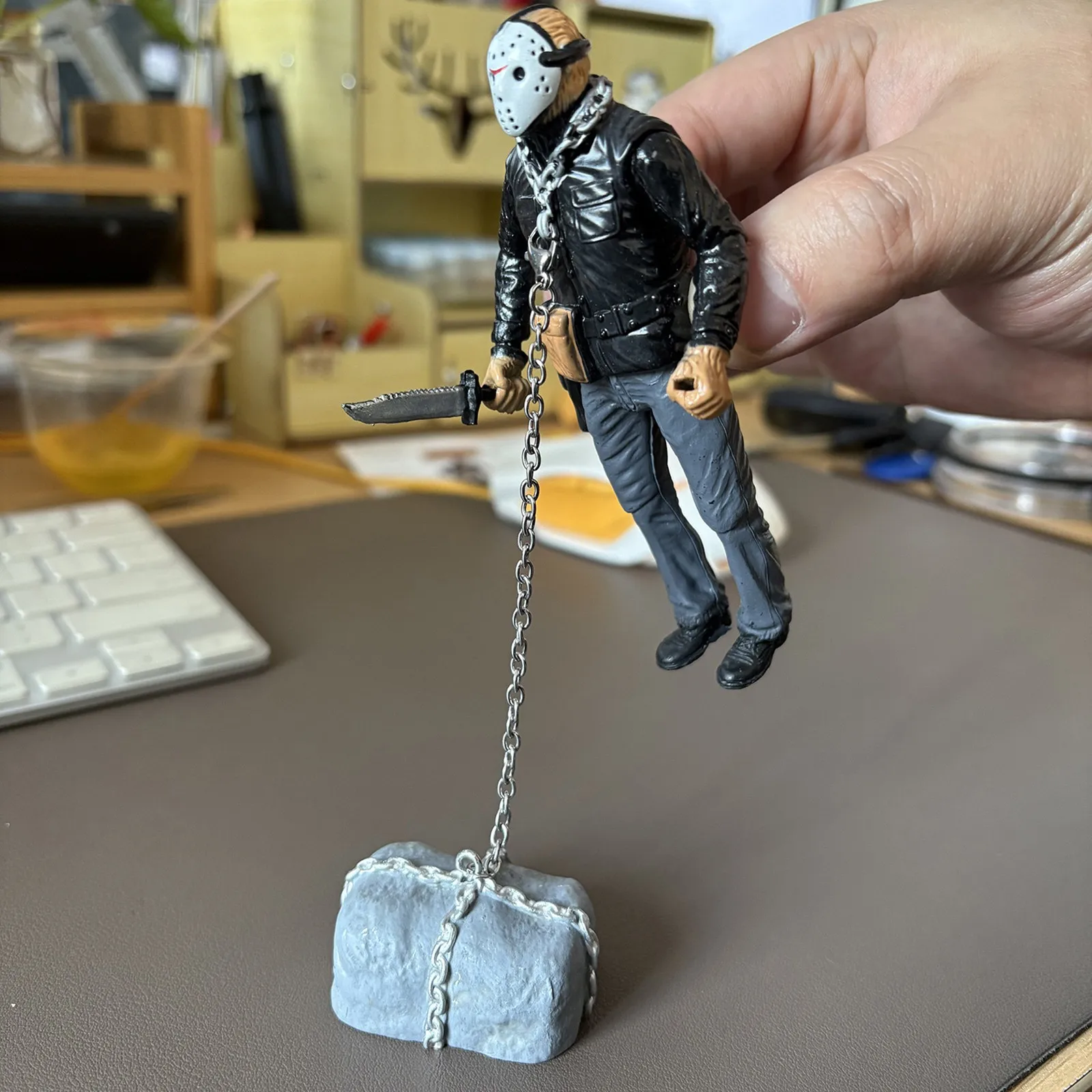 fish tank accessories jason voorhees Underwater Resin Lamp  ResinViet My new Jason aquarium figurine!!!