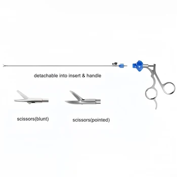 Rotatable Hysteroscopic Scissors 5Fr 1