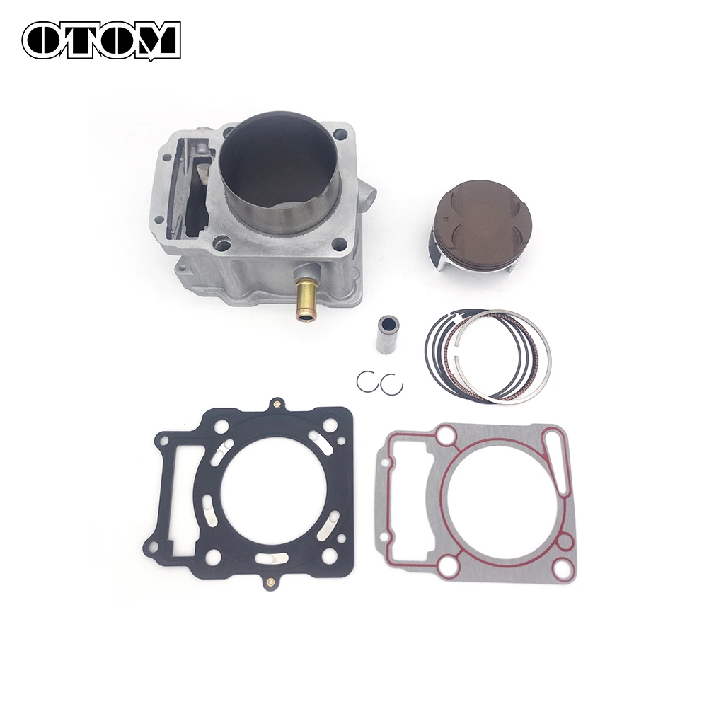 OTOM ZS174MN-5 오토바이 실린더 블록 보어 피스톤 핀 링 개스킷, ZONGSHEN NB350 NB300 액세서리 피트 더트 바이크용, 77mm