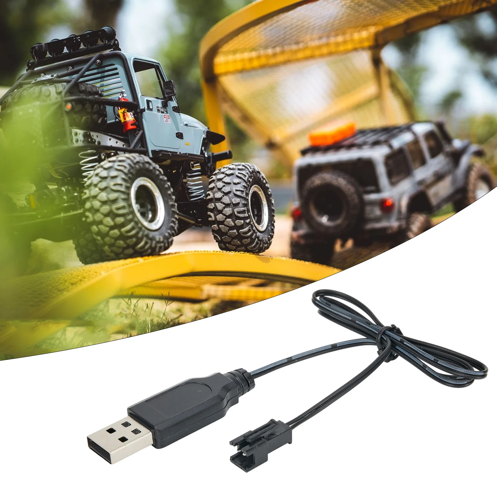 Chargeur Batterie Lithium 3.7V SM-2P USB pour Jouet RC
