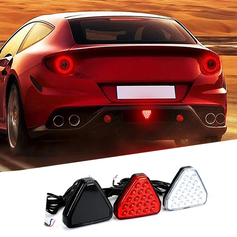19LED Brake Signal Light F1 Triangle Style Sport Car Rear