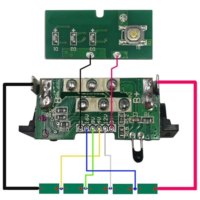 DCB200 Li-Ion Battery BMS PCB Charging Protecting Circuit Board for DEWALT 20V DCB201 DCB203 DCB204 18V Lithium Battery