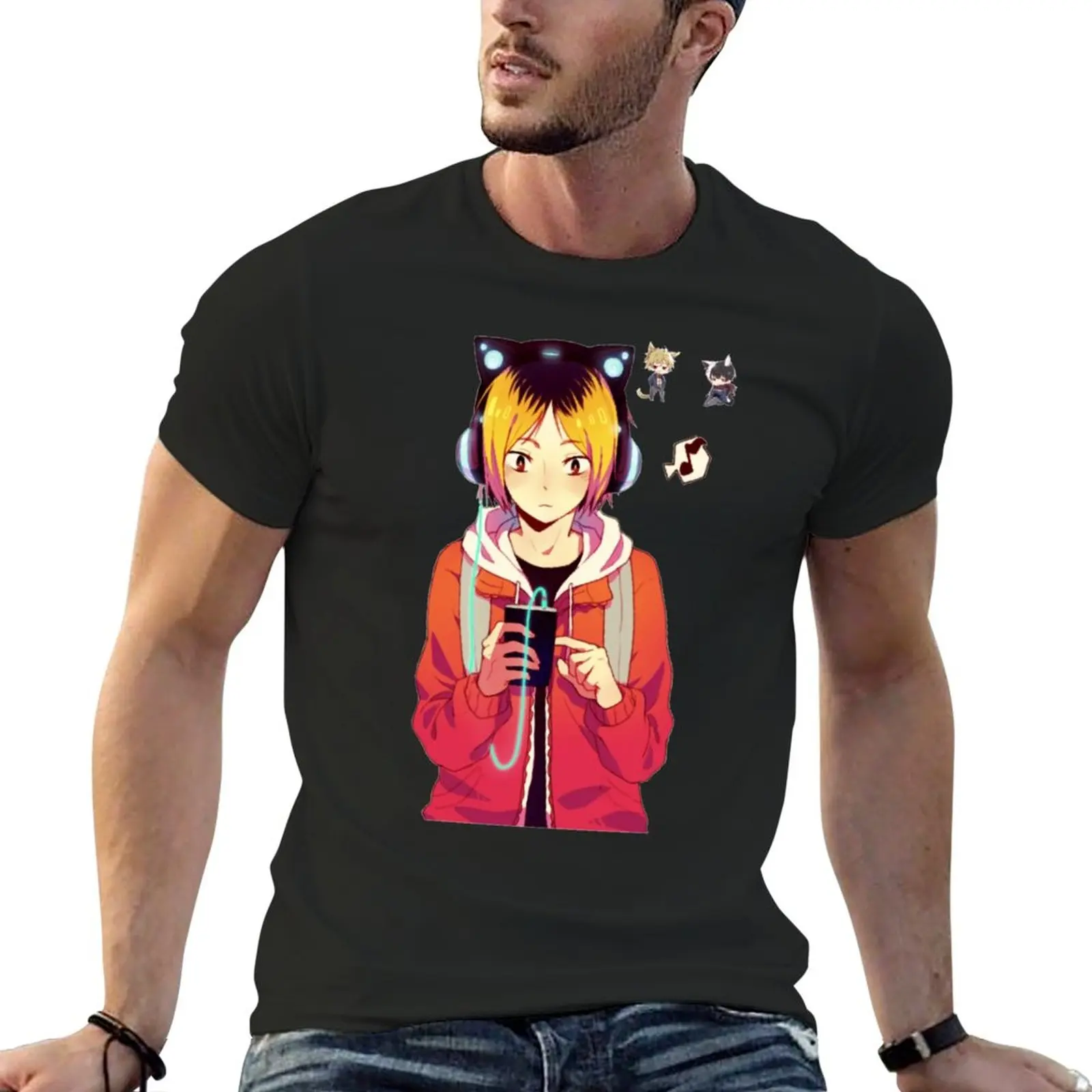 

Kenma aesthetic funny T-Shirt for a boy new edition Blouse mens cotton t shirts