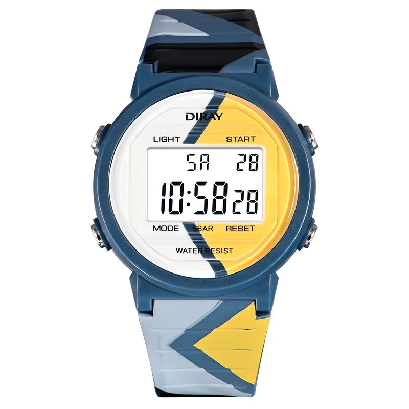 

Upgraded Version Electronic Watch For Children Student Color Luminous Dial 5BAR Waterproof Multi-function Digital Watch Kids