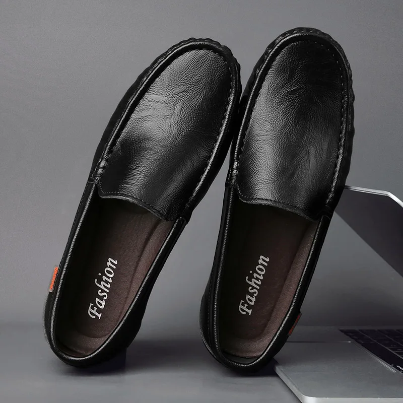 Spring New Bean Shoes, Small Leather Shoes, Business Casual Shoes, Driving Shoes