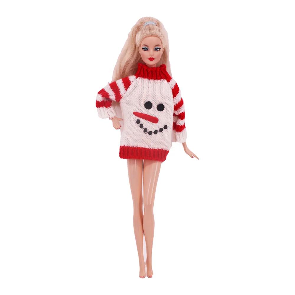 Weihnachtspuppenzubehör Pullover für Babi 30CM Puppenkleidung für Elfenpuppe, Spielzeug für Mädchen, kostenloser Versand, Weihnachtsgeschenk – Detail 19
