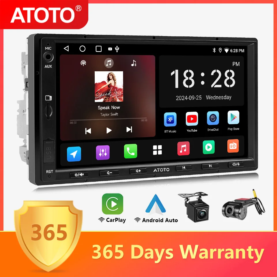 ATOTO Android Double 2 Din Car Stereo 7 inch Automotive
