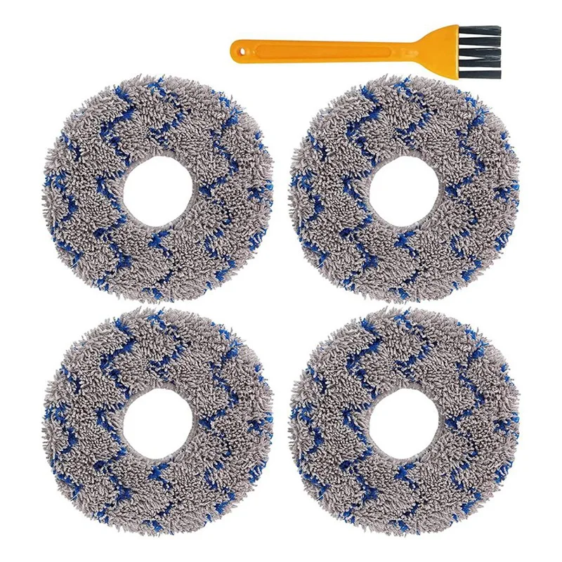 For ECOVACS DEEBOT X1 OMNI/TURBO Robotic Vacuum Cleaner Washable Mop Pads Mop Rags Replacement