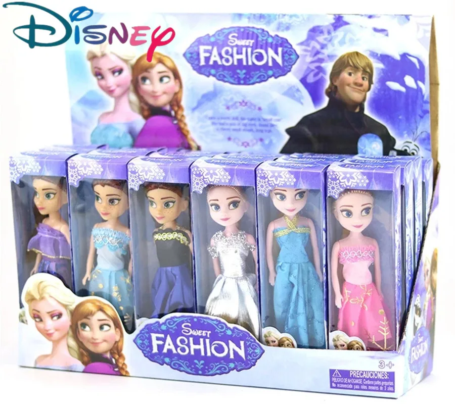 16Cm Disney Frozen Princess Doll Snow Queen Elsa Doll Princess Anna Elsa Doll Fairy Toys Bambini Ragazze Regali Di Compleanno Casuali 1 Pz