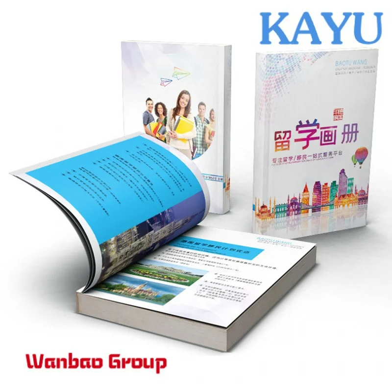 Custom  Factory Direct Supply cheap book printing Custom Printed brochure Leaflet Catalogue Book Story Magazine Printing