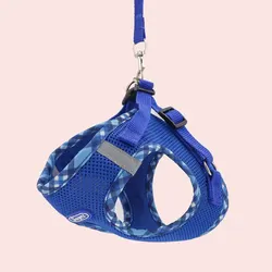 Premium Adjustable Anti-Pull Dog Harness for Easy Control, Perfect for Small to Medium Pets (Blue)