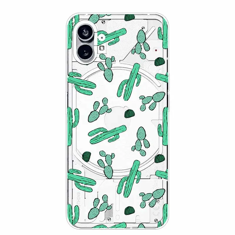 Silicone Soft Cute Transparent Protective Case - Clear TPU Cover