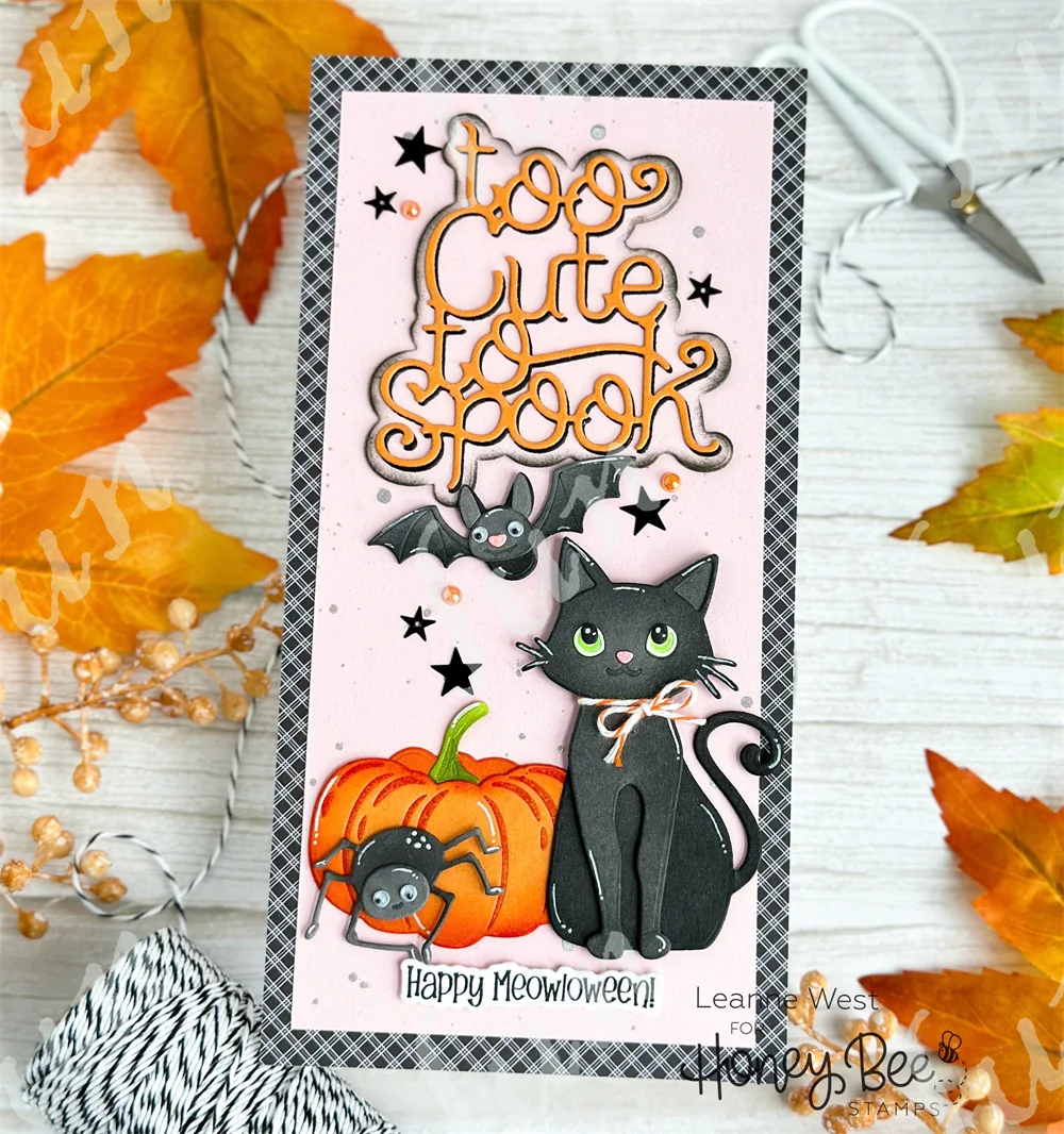 Fall Cover Plate Cut Dies DIY Halloween Pumpkin Bat Silicone Stamps and Cutting Dies Stencils Drawing Paper Cards Scrapbooking