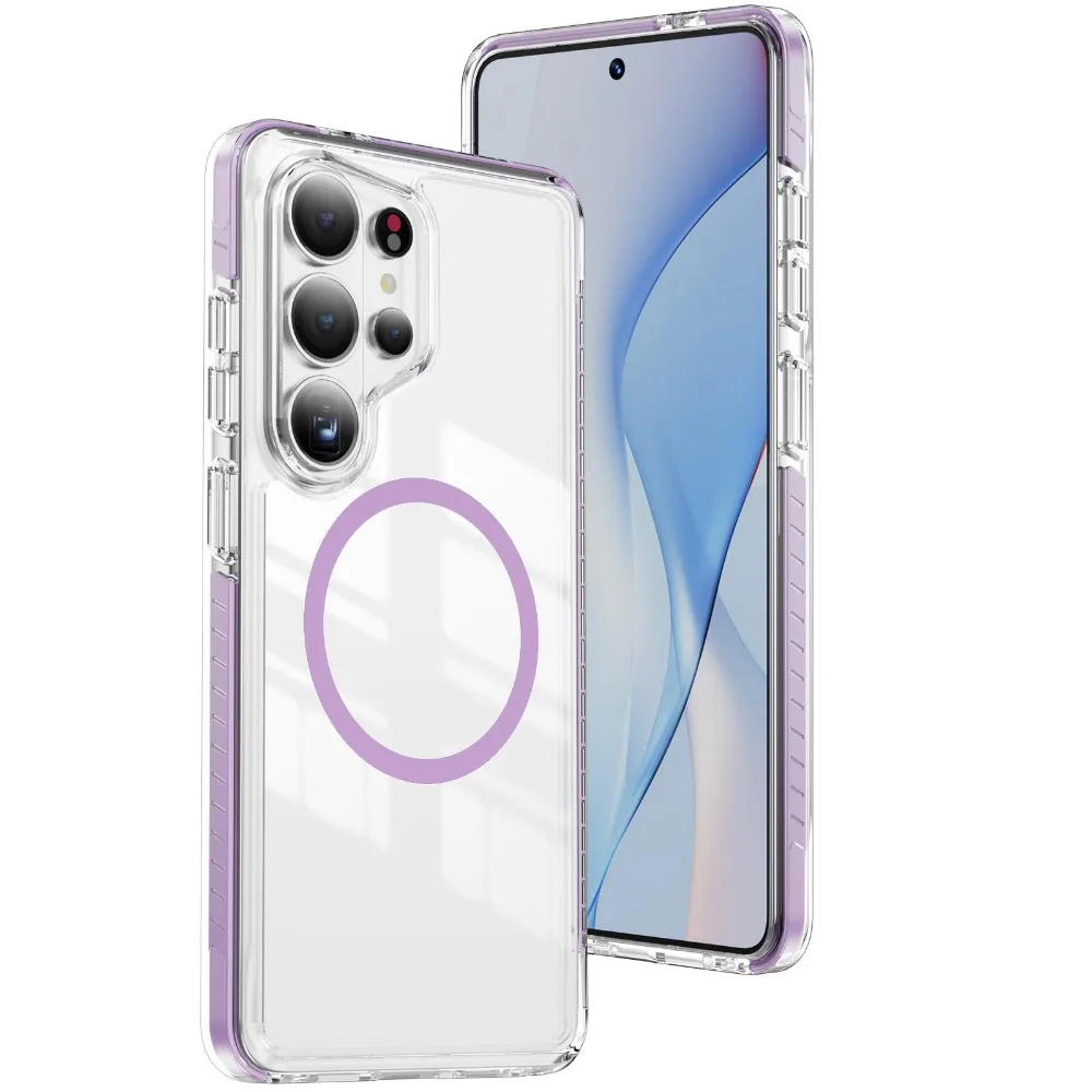 Transparent Anti-Yellow Silicone Protective Phone Case with Anti-Slip Grip